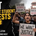 NEET UG Exam Controversy paper leak news and student protest