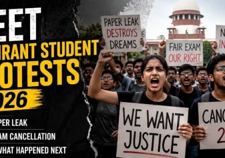 NEET UG Exam Controversy paper leak news and student protest