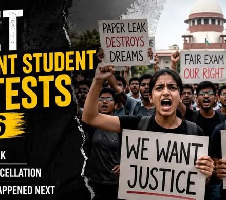 NEET UG Exam Controversy paper leak news and student protest