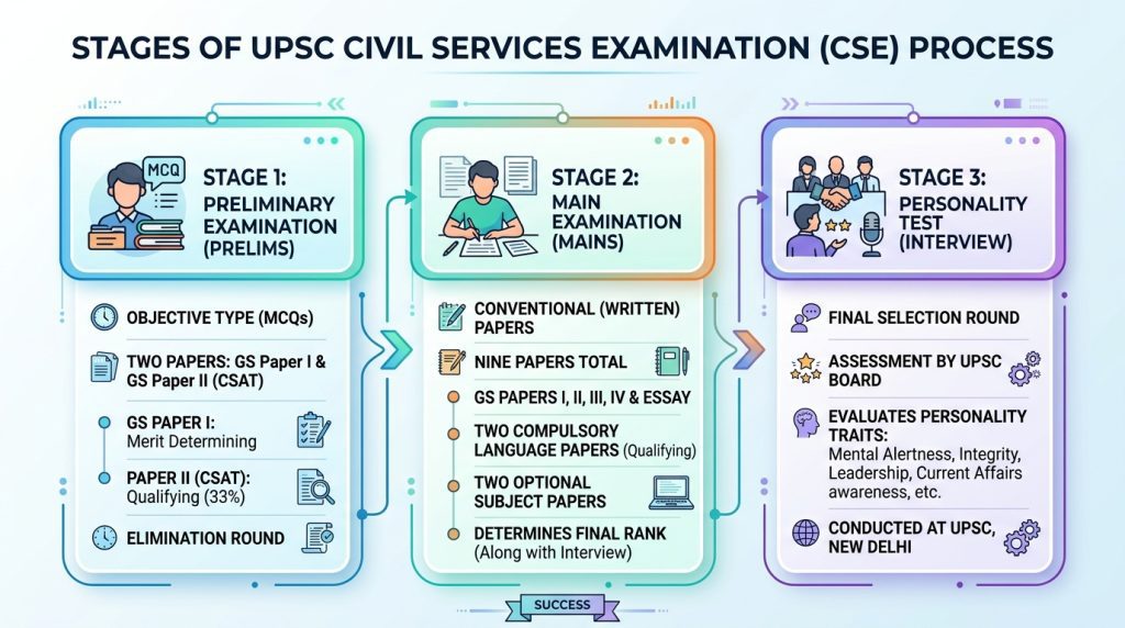 How to Become an IAS Officer After 12th 1 UPSC exam pattern for IAS Officer selection
